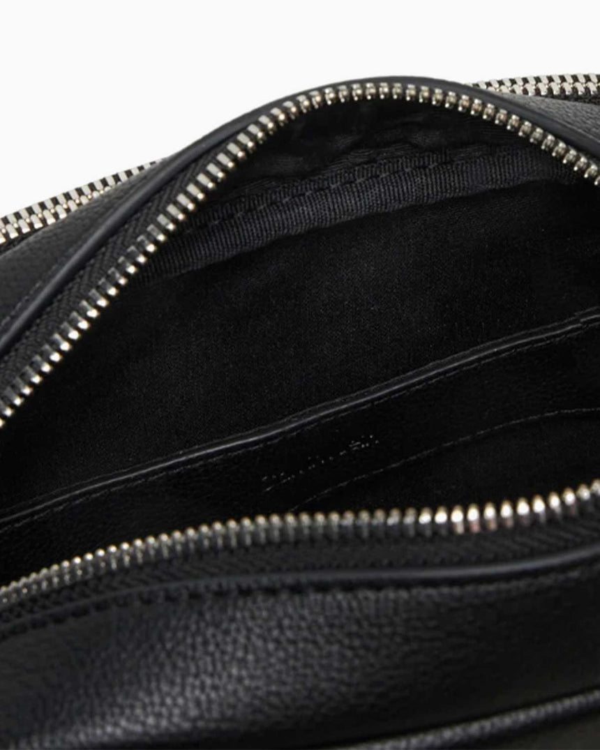 Calvin Klein Mikro Çakıl Desenli S Erkek Çapraz Askılı Çanta Black