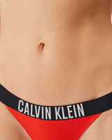 Calvin Klein Swim Bottoms Brazilian Bikini Altı Flaming Chili