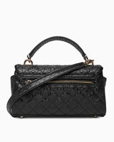 Guess Idra 4G Logolu Kapaklı Mini Kadın El Çantası Black