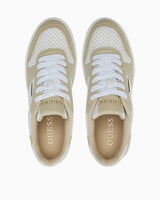 Guess Cupsole Low Logolu Sneaker White Sand