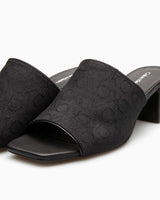 Calvin Klein Heel Mule 45mm Mono Jacq Kadın Sandalet Black