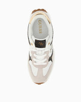 Guess Luckei Monogram Logolu Sneaker White Brown