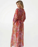 Guess Logolu Kimono Shaded Flower Big Ao