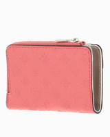 Guess Arlena Logo Zip Around Medium Cüzdan Coal Logo