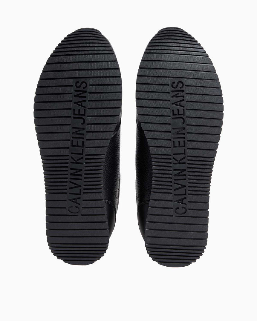 Calvin Klein Runner Lace Up Sneaker Black/Bright White