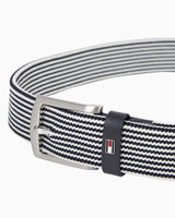 Tommy Hilfiger Denton Fixed Belt Kemer Space Blue