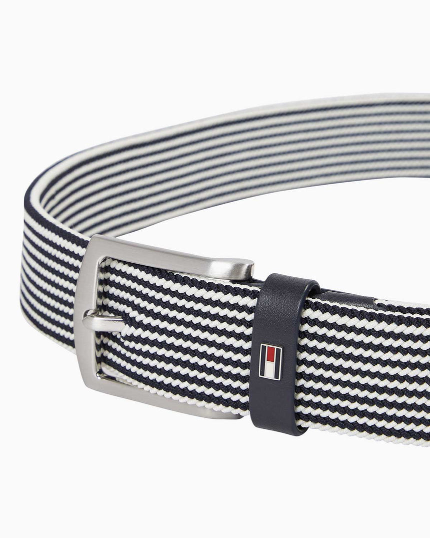 Tommy Hilfiger Denton Fixed Belt Kemer Space Blue