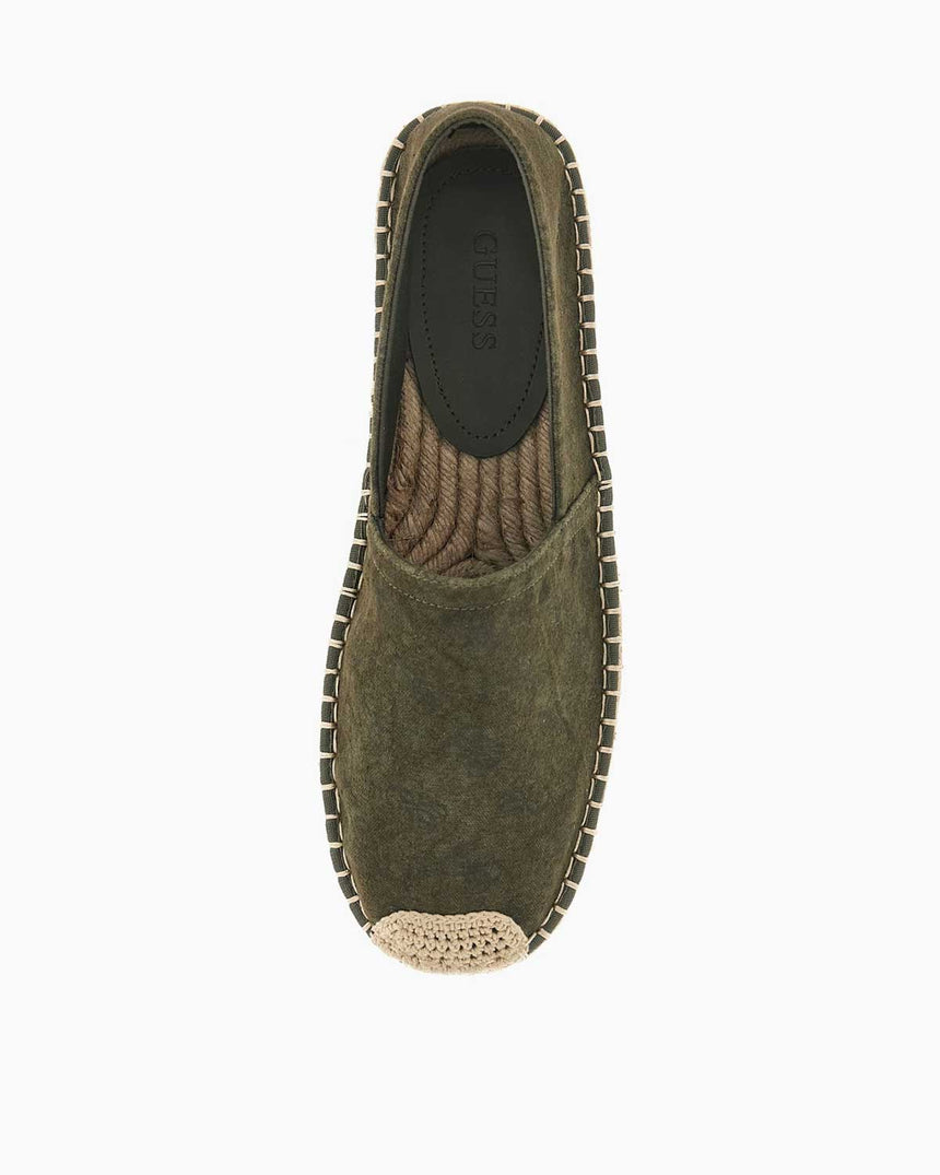 Guess Elche Hasır Tabanlı Ayakkabı Green