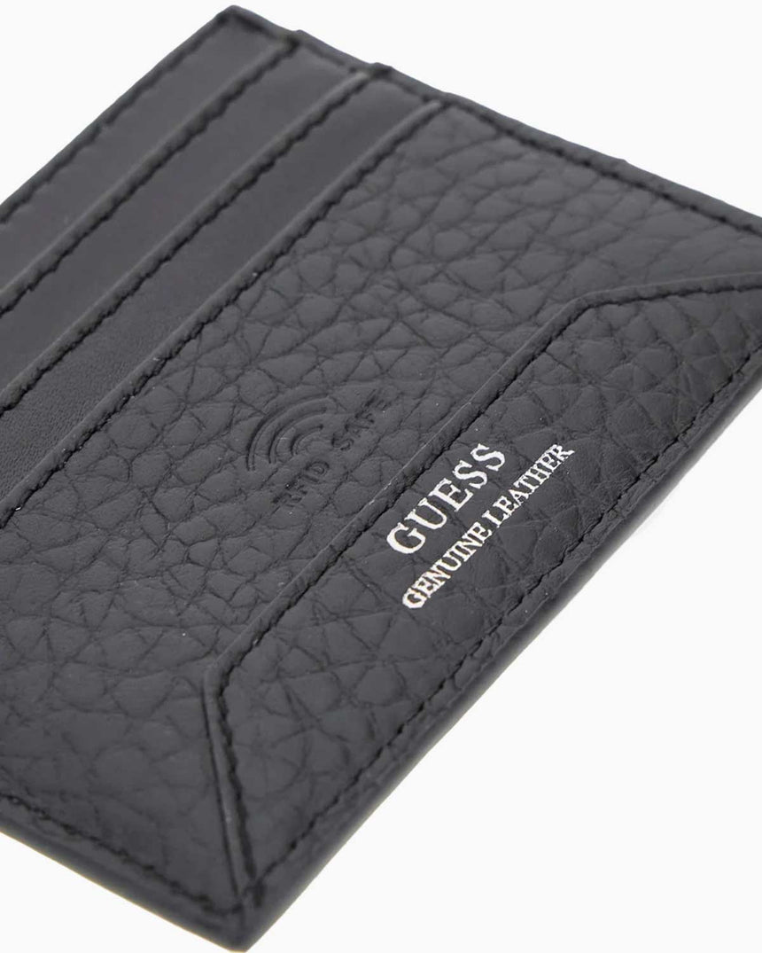 Guess Barcellona Torino Erkek Deri Kartlık Black
