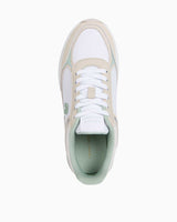 Tommy Hilfiger Casual Fashion Runner Sneaker White Beige