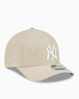 New Era Cotton Weave NY Unisex Şapka Bej