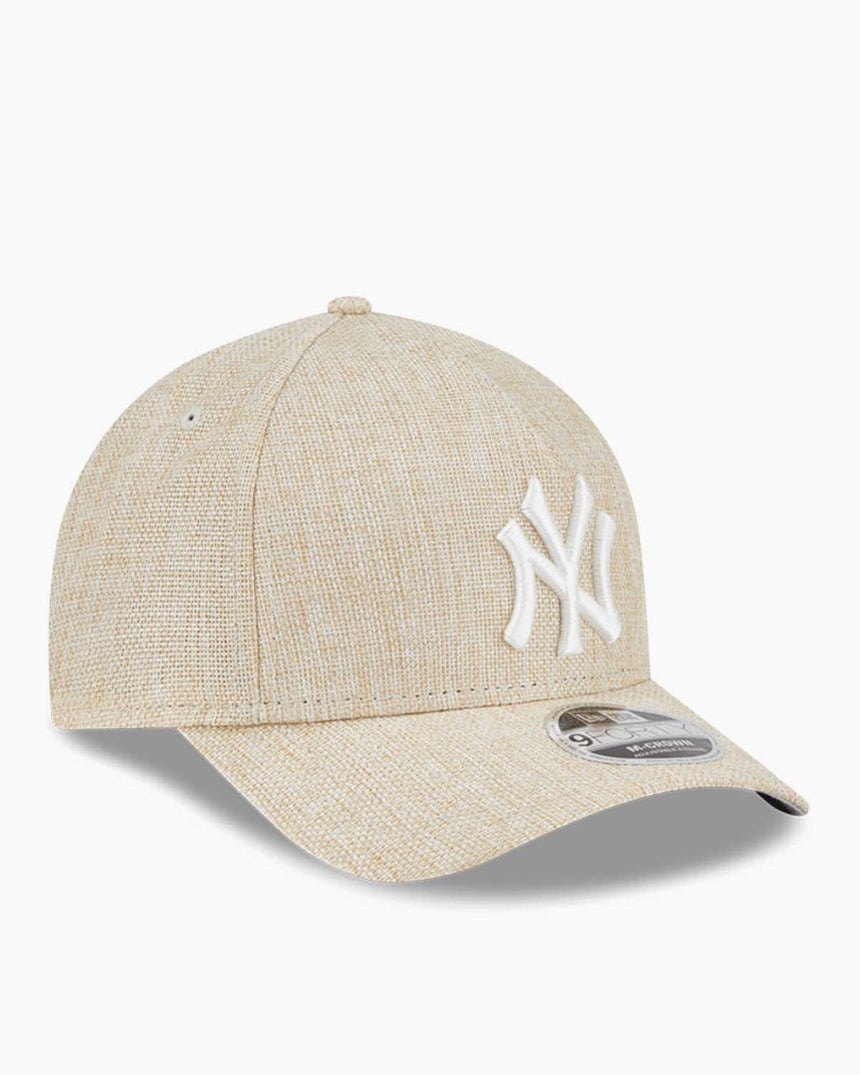 New Era Cotton Weave NY Unisex Şapka Bej