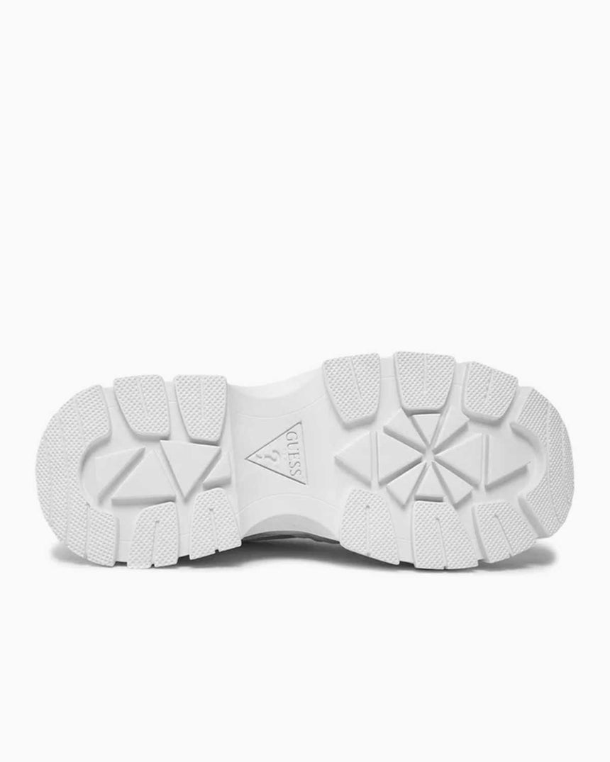 Guess Logolu Kalın Tabanlı Sneaker White