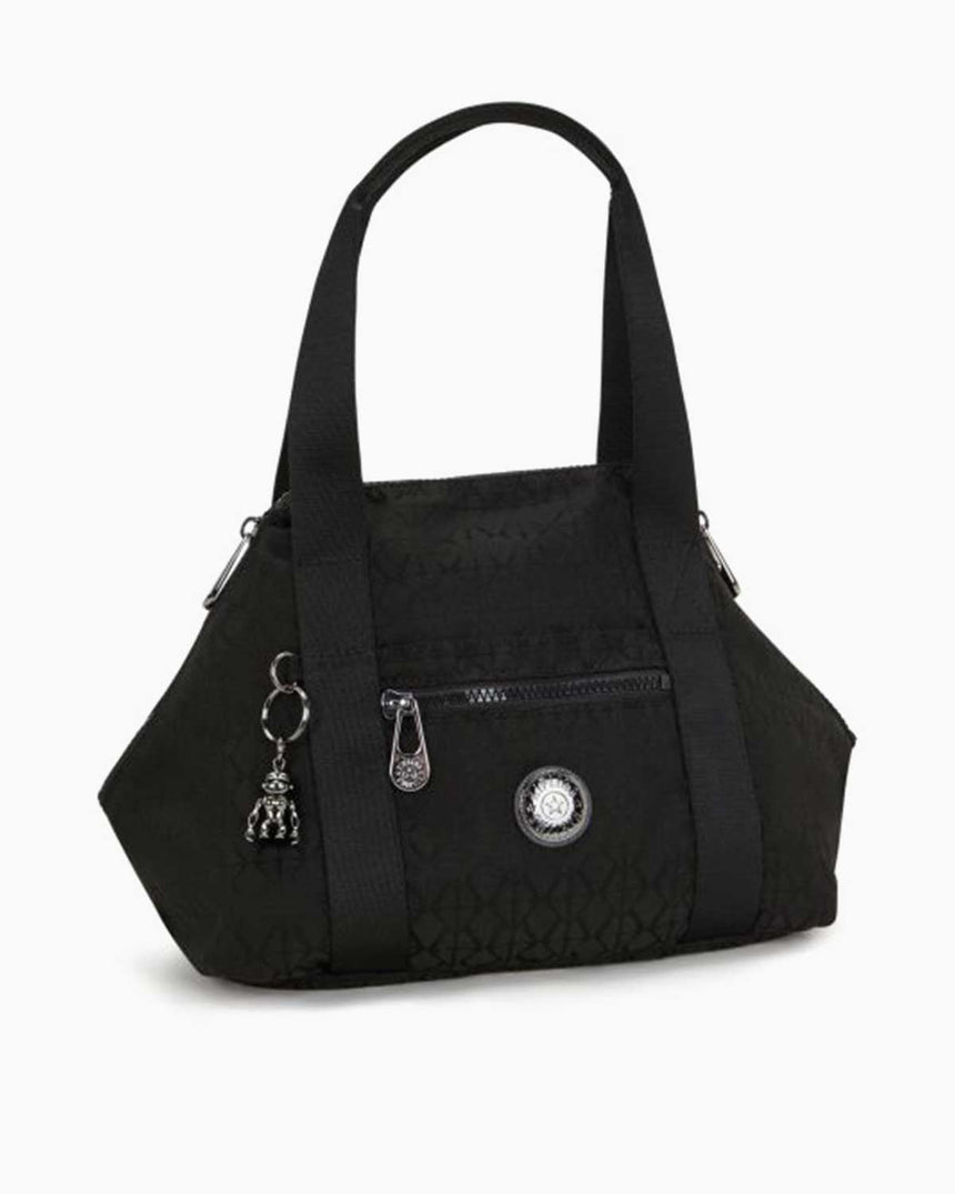 Kipling Art Mini Omuz Çantası BLACK SIGNATURE JQ