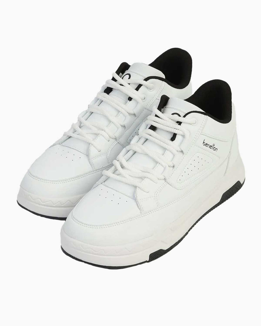 Benetton Bağcıklı Sneaker Beyaz