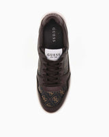 Guess Winno Monogram Detaylı Sneaker Brown Ocra