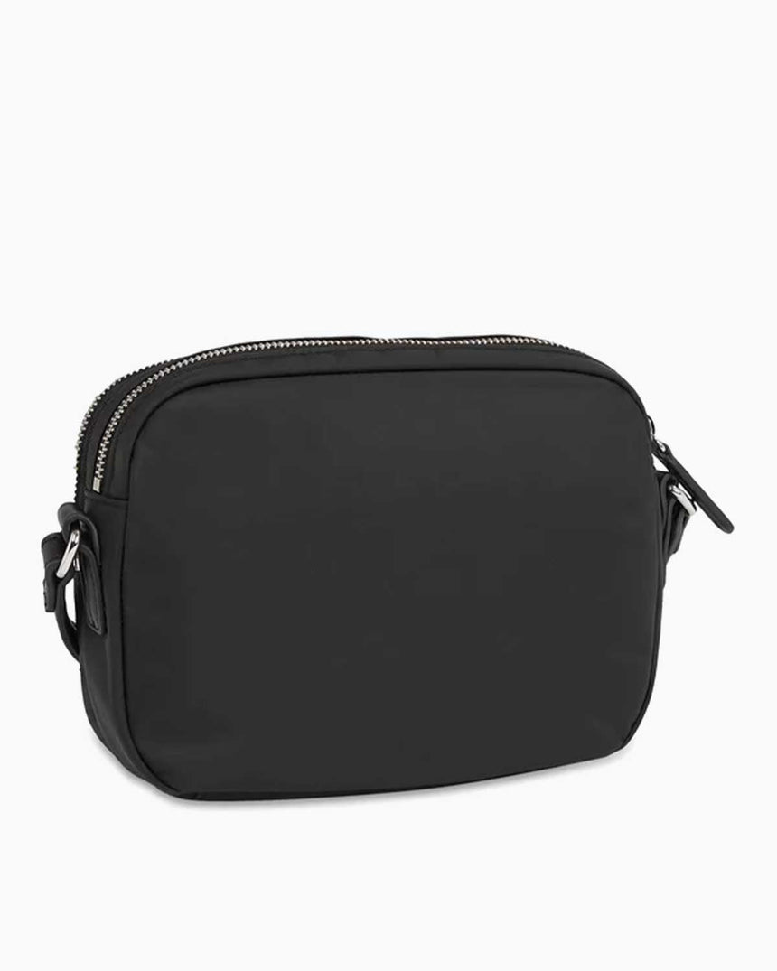 Tommy Hilfiger Poppy Çift Fermuarlı Çapraz Askılı Çanta Black