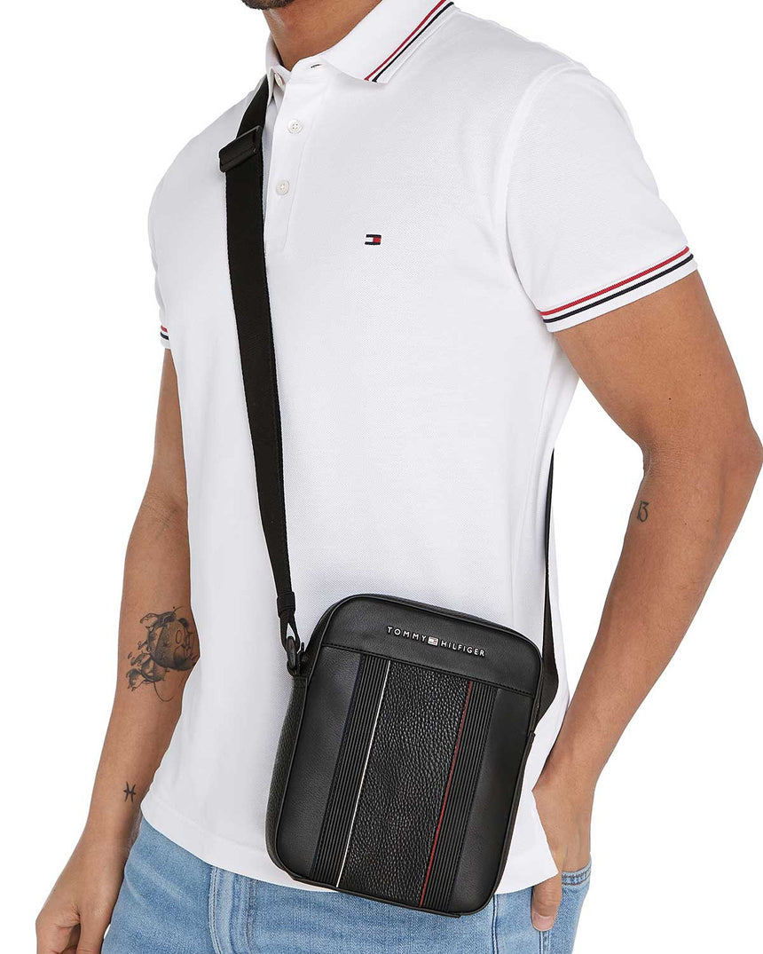 Tommy Hilfiger Foundation Mini Reporter Çapraz Askılı Çanta Black