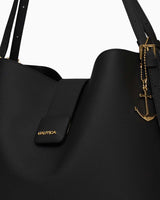 Nautica Ladies Logolu Omuz Çantası Siyah