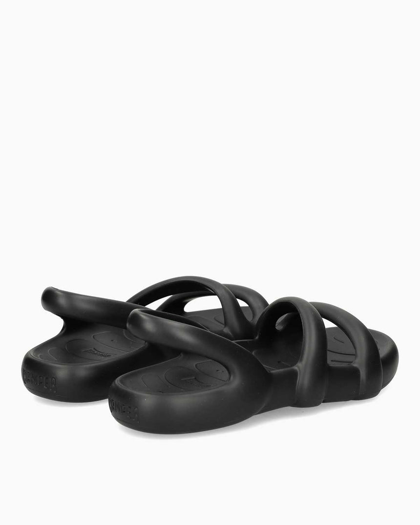 Camper Kobarah Flat Sandalet Siyah