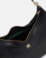 Tommy Hilfiger Kadın Refined Hobo El Çantası Black