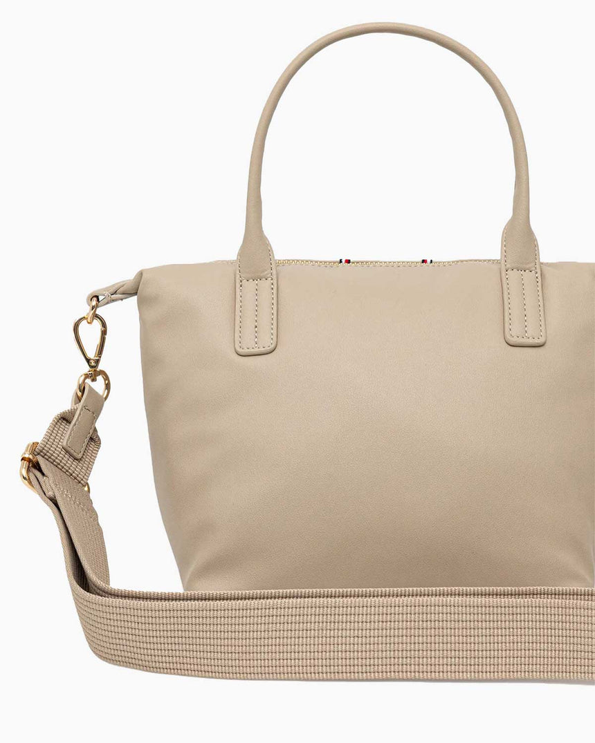 Tommy Hilfiger Popette Soft Kadın Mini El Çantası Sandalwood Corp