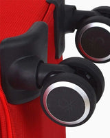 Benetton Logo Detaylı Büyük Boy Kumaş Valiz Kırmızı