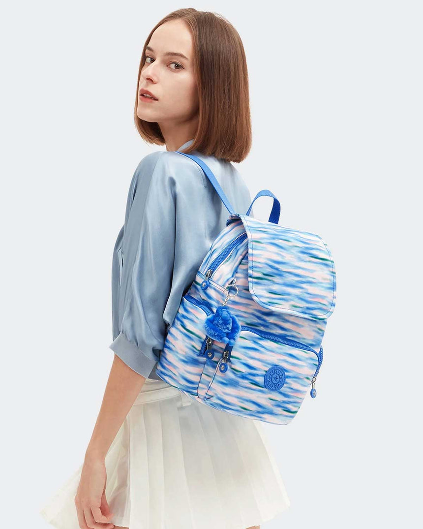 Kipling City Pack Zip Basic Sırt Çantası Diluted Blue