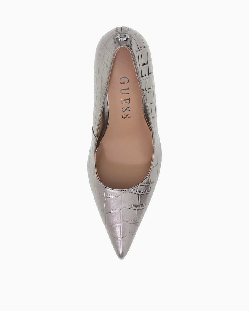 Guess Prindy Kadın Deri 4cm Topuklu Ayakkabı Grey