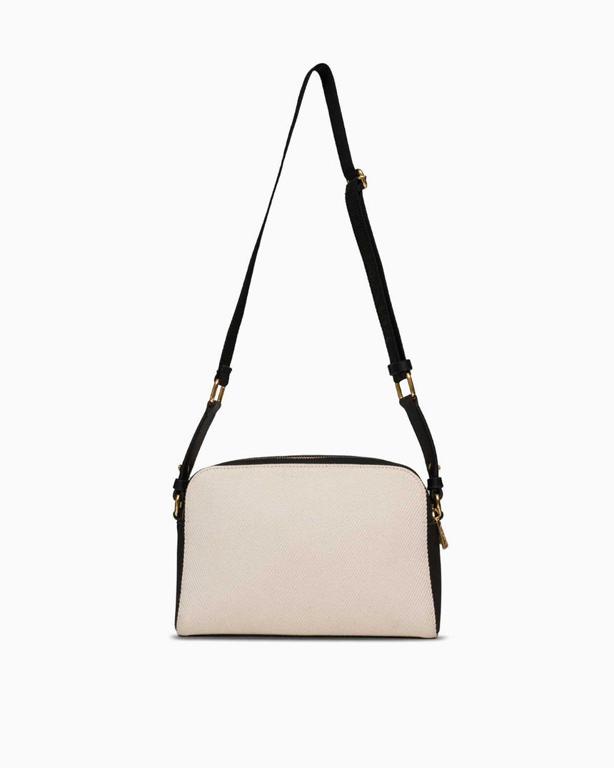 Nautica Logolu Omuz Çantası Bej - Siyah