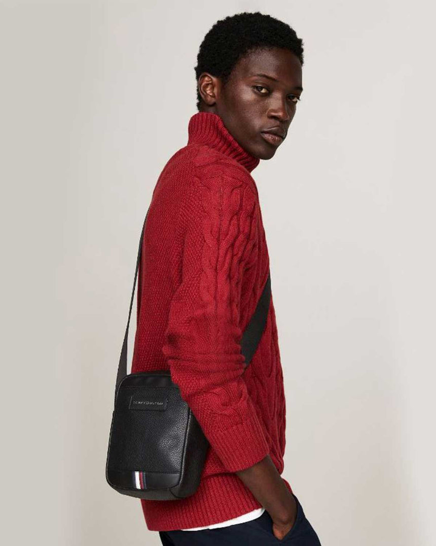 Tommy Hilfiger Business Mini Reporter Çapraz Askılı Çanta Black