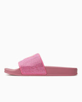 Guess Beach Slippers Stras Logolu Terlik Jelly Pink