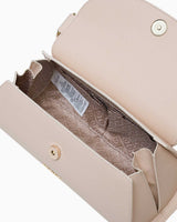 Us Polo Assn Mıknatıs Kapaklı El Çantası Bej