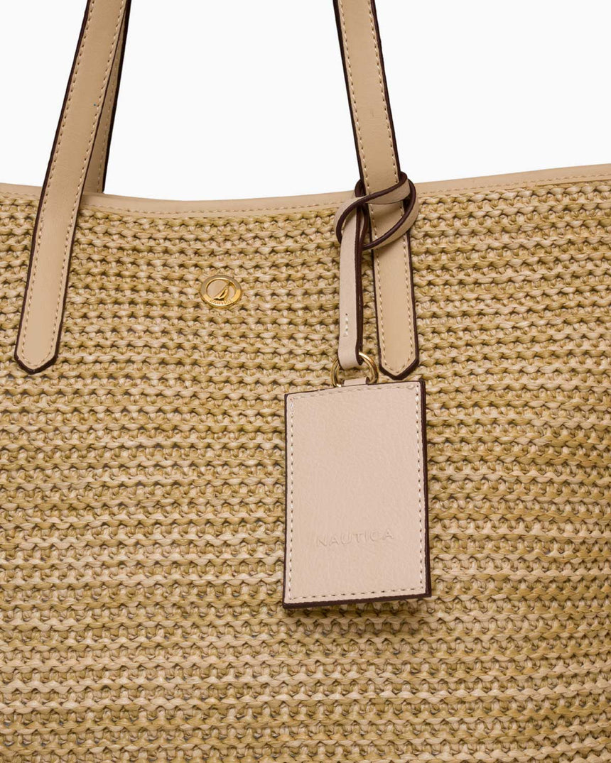 Nautica Logolu El Çantası Bej - Bej