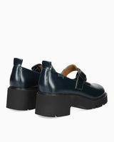 Camper Mary Jane Deri Ayakkabı Koyu Yeşil