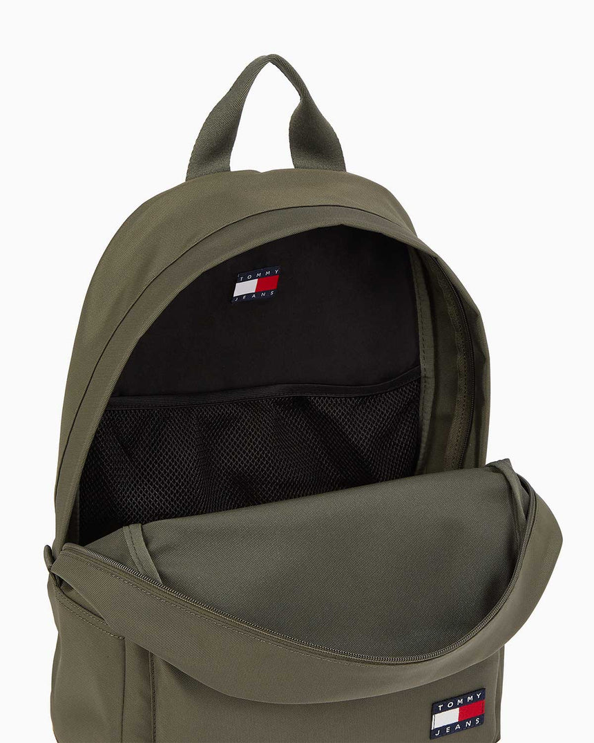 Tommy Hilfiger Ess Daily Dome Backpack Sırt Çantası Pewter Green