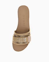 Guess Elyze4 Logolu Terlik Gold
