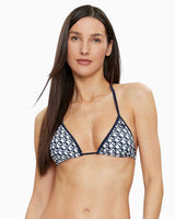 Guess Removable Padded Logolu Bikini Üstü Gj Double Layer Blue