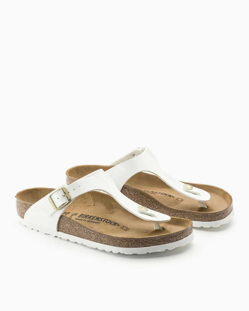 Birkenstock Patent Gizeh Parmak Arası Terlik White