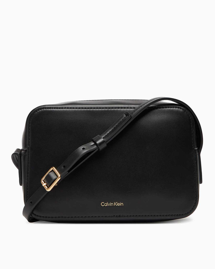 Calvin Klein Kadın Kamera Çantası BLACK / ANTIQUE LIGHT GOLD