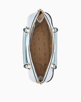 Guess Matilde Dome Satchel Kadın El Çantası Ice Blue