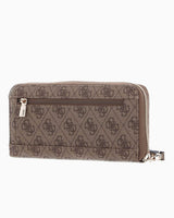 Guess Eco Brenton Monogram Cüzdan Latte Logo