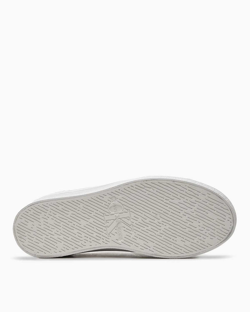 Calvin Klein Flatform Lace Up Sneakers Black/Bright White