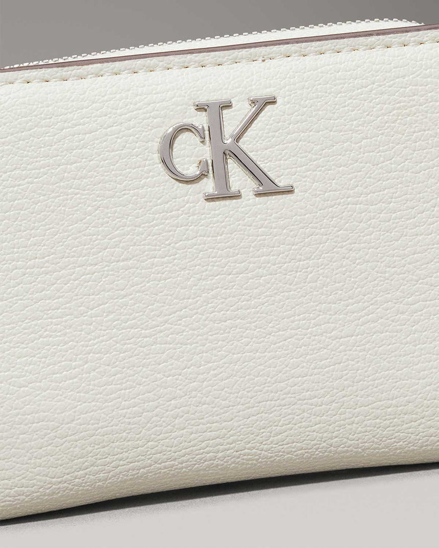 Calvin Klein Minimal Monogram Cüzdan Silver Birch