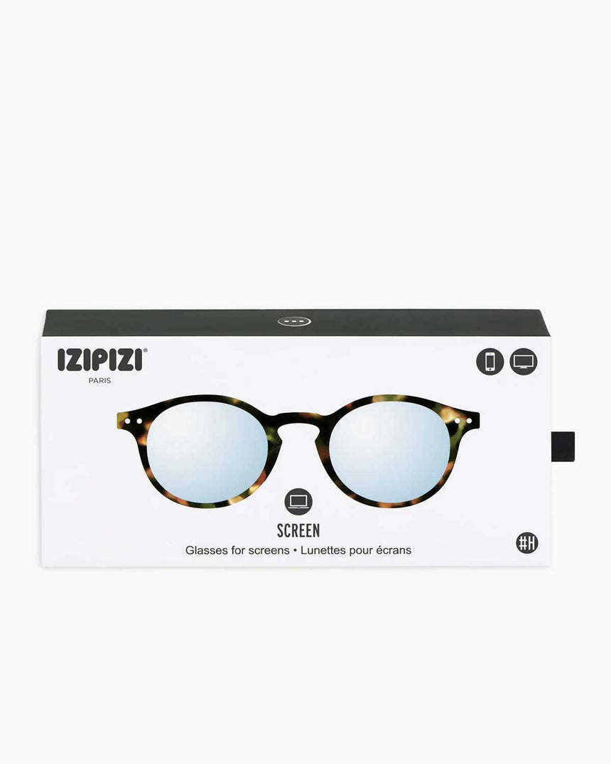 İzipizi Desenli Ekran Gözlüğü Kahverengi