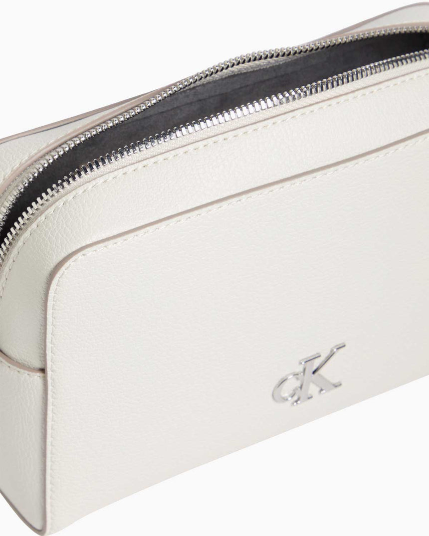 Calvin Klein Minimal Monogram Çapraz Askılı Çanta Silver Birch