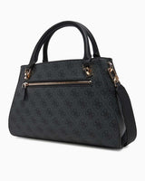 Guess Noelle Girlfriend Aksesuar Detaylı El Çantası Coal Logo