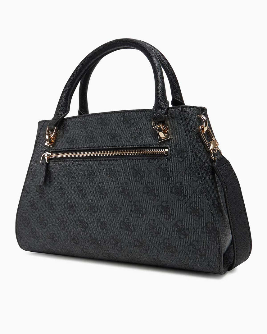 Guess Noelle Girlfriend Aksesuar Detaylı El Çantası Coal Logo