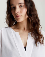 Calvin Klein Cover Up Dress Kaftan Plaj Elbisesi White