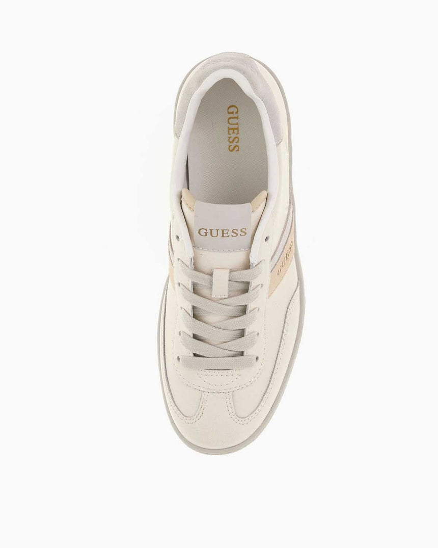 Guess Nolinas Nubuk Deri Sneaker White
